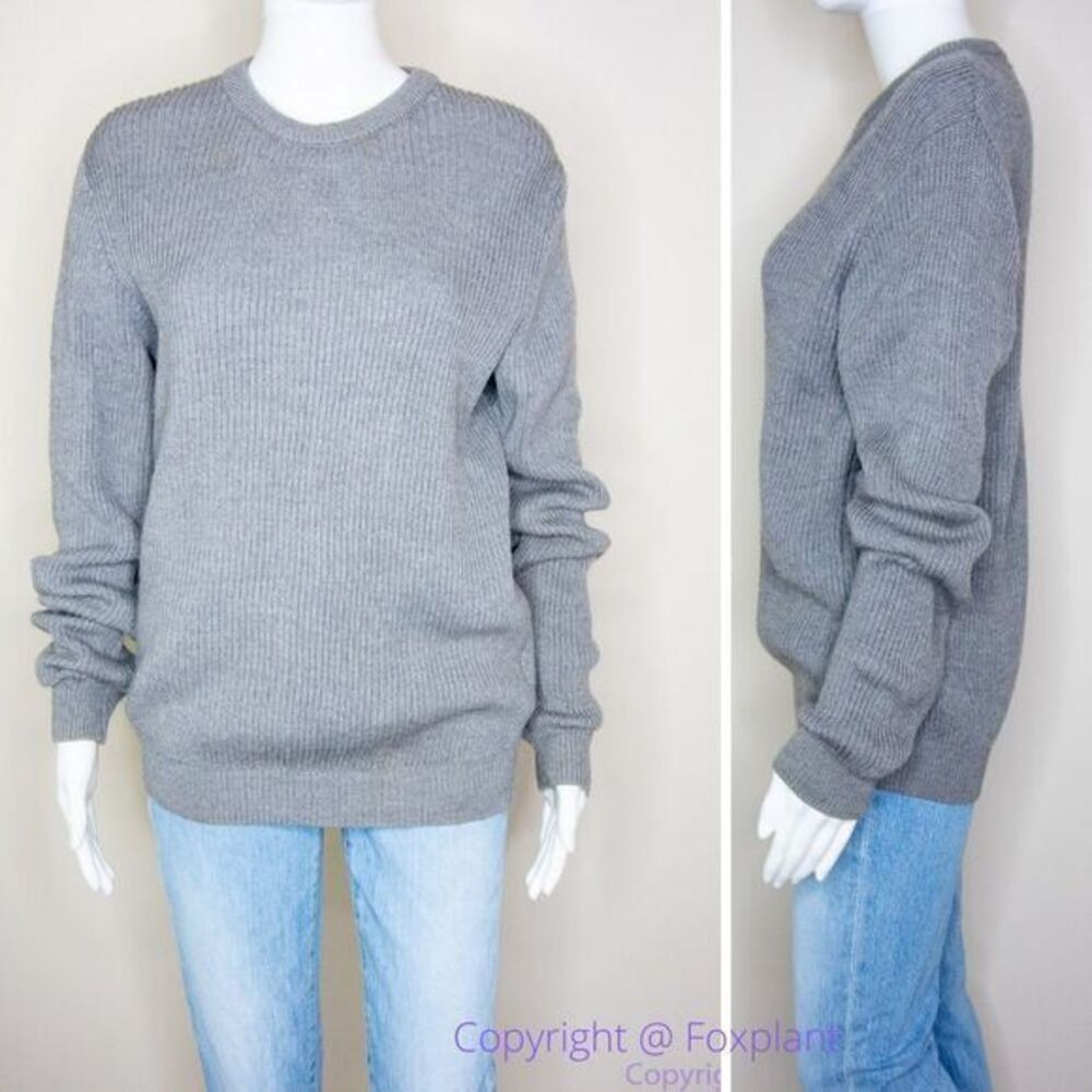 Balthazar merino sweater, grey,‎ Men's size M